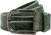 Belt italian leather army green