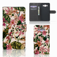 Samsung Galaxy J7 2016 Hoesje Flowers