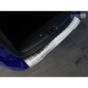 RVS Bumper beschermer passend voor Ford Tourneo Courier/Transit Courier 2014- 'Ribs' AV235126