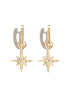 Sydney Evan boucles d'oreilles Starburst en or 18ct serties de diamants