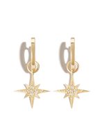 Sydney Evan boucles d'oreilles Starburst en or 18ct serties de diamants - thumbnail