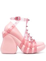 Jean Paul Gaultier x Melissa escarpins Punk Loveb à plateforme - Rose