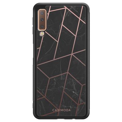 Samsung Galaxy A7 2018 hoesje - Marble grid Samsung Galaxy A7 2018 hoesje - Marble grid