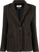 MARANT ÉTOILE blazer Kerstin boutonné en laine - Marron - thumbnail