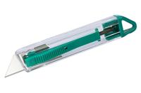 wolfcraft Veiligheidstrapeziummes kunststof I 4135000 I Voor het veilig snijden van karton