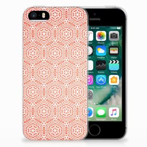 Apple iPhone SE | 5S TPU bumper Pattern Orange