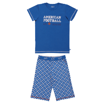 Lief! Boys shortama 3/4 4534 Check-98/104