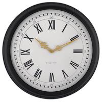 Wandklok 76 cm - Zwart/Grey - Plastic - NeXtime 'Chopin Large'