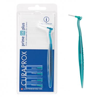 Curaprox Prime Plus 06 met houder - Turquoise