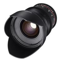 Samyang 24/1,5 lens video DSLR II Canon EF handmatige focus videolens 0,8 tandwiel versnelling groothoeklens zwart