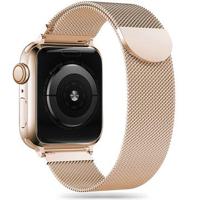 Apple Watch Series 9/8/SE (2022)/7/SE/6/5/4/3/2/1 Tech-Protect Milanese band - goud - thumbnail