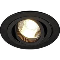 SLV 111710 New Tria 1 Inbouwlamp LED, Halogeen GU10 50 W Zwart - thumbnail