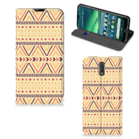 Nokia 2.3 Hoesje met Magneet Aztec Yellow