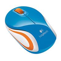 Logitech M187 Draadloze mini Muis, 2.4GHz USB dongle, 1000 DPI Optische Tracking, 3 Knoppen, PC/Mac/Laptop - Blauw