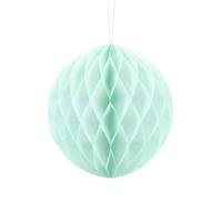 Honeycomb decoratie mintgroen 20cm