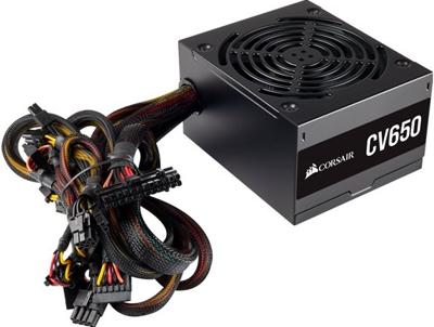 CV Series CV650 - Voeding (intern) - 140 mm fan - ATX12V / EPS12V - 80 PLUS Bronze - 100-240 Volt wisselstroom V - 650 Watt CV Series CV650 - Voeding (intern) - 140 mm fan - ATX12V / EPS12V - 80 PLUS Bronze - 100-240 Volt wisselstroom V - 650 Watt