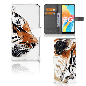 Hoesje OPPO Reno8 T 5G Watercolor Tiger