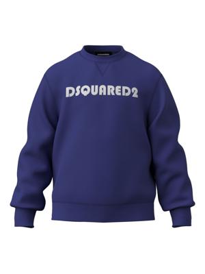 Dsquared2 Kids Sweater met logoprint - Blauw