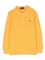 Ralph Lauren Kids polo à logo brodé - Jaune - thumbnail