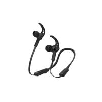 Hama Freedom Neck Draadloze hoofdtelefoon (Bluetooth sporthoofdtelefoon, oorhaakje met microfoon, 10 uur batterijduur, ideaal voor hardlopen, fietsen, fitnessstudio, spraakbesturing) zwart