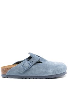 Birkenstock mules Boston BS en daim - Bleu