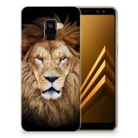 Samsung Galaxy A8 Plus (2018) TPU Hoesje Leeuw