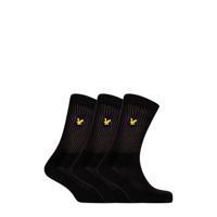Lyle & Scott sokken Hamilton - set van 3 zwart
