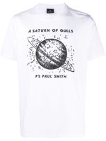 PS Paul Smith t-shirt en coton à imprimé graphique - Blanc - thumbnail