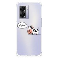 OPPO A77 5G | A57 5G Stevig Bumper Hoesje Cow