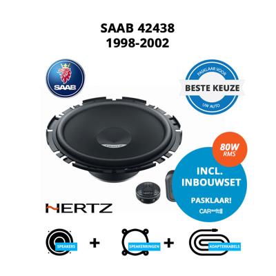 Beste speakers voor Saab 42438 1998-2002 - Voordeuren