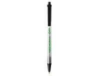 Balpen Bic Ecolutions clic stic medium zwart | 50 stuks