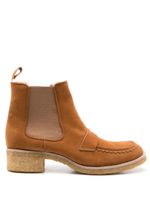 Sarah Chofakian bottines Pullman en cuir - Marron - thumbnail