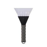 Autoraam ijskrabber met breed vlak van 13 cm grijs