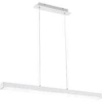 LED Hanglamp WiZ - Smart LED - Hangverlichting - Trion Lavar - 20W - Aanpasbare Kleur - RGBW - Rechthoek - Mat Wit - Aluminium