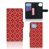 Motorola Moto G 5G Plus Telefoon Hoesje Batik Rood