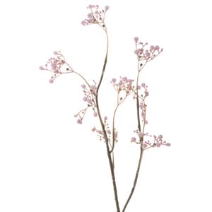 Kunstbloemen Gipskruid/Gypsophila takken roze 66 cm