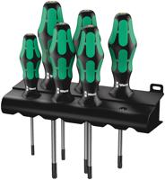 Wera 367/6 TORX HF-schroevendraaierset Kraftform Plus + Rek schroevendraaier 6-delig