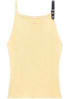 Courrèges Tanktop met gespdetail - Geel