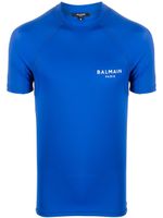 Balmain t-shirt à logo imprimé - Bleu - thumbnail