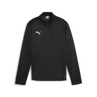 PUMA Teamgoal Training Top Jr 1/4 ritssluiting Slim Top Zwart Wit Donkergrijs Plat 152 Uniseks, Puma Zwart-puma wit-donkergrijs plat