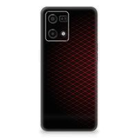 OPPO Reno7 4G TPU bumper Geruit Rood - thumbnail