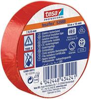 tesa 53988-00015-00 isolatietape 53988 rood (L x B) 10m x 15mm