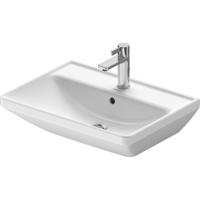 Duravit D-Neo wastafel met wondergliss 60x44x16.5cm 1 kraangat rechthoek Keramiek Wit 23666000001