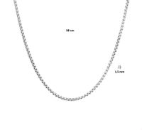 Ketting Venetiaans Bol zilver 1,5 mm