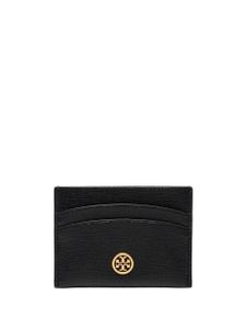 Tory Burch porte-carte Robinson à plaque logo - Noir