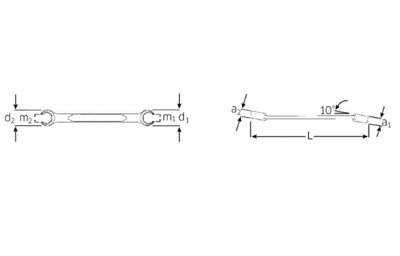 Stahlwille 24 11 X 13 41081113 Dubbele open ringsleutel 11 - 13 mm DIN ISO 3118