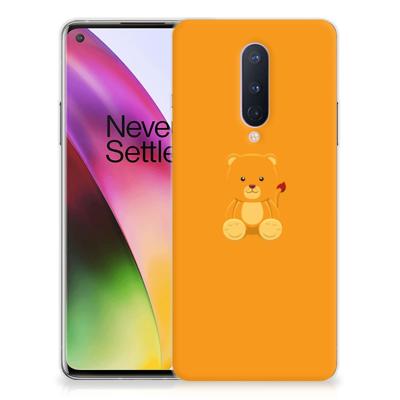 OnePlus 8 Telefoonhoesje met Naam Baby Beer OnePlus 8 Telefoonhoesje met Naam Baby Beer