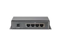 LevelOne FSW-0513 netwerk-switch Fast Ethernet (10/100) Power over Ethernet (PoE) Zwart, Grijs - thumbnail