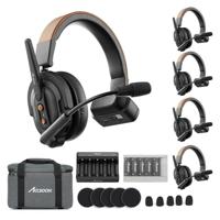 Accsoon - CoMo SE 1H4R Kit (1 H + 4 R) - Inclusief één Host Headset en Vier Remote Headsets - Ergonomisch ontwerp - 400 meter bereik