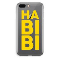 Habibi Blue: iPhone 8 Plus Transparant Hoesje - thumbnail